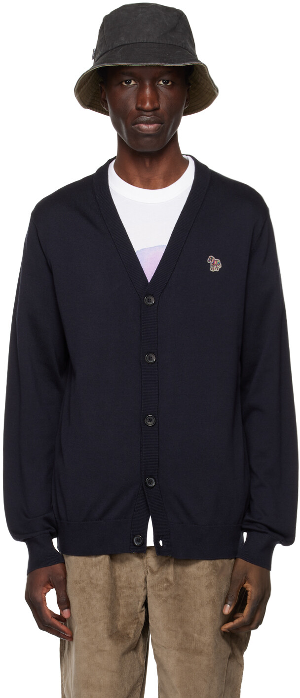 

Темно-синий кардиган под зебру PS by Paul Smith