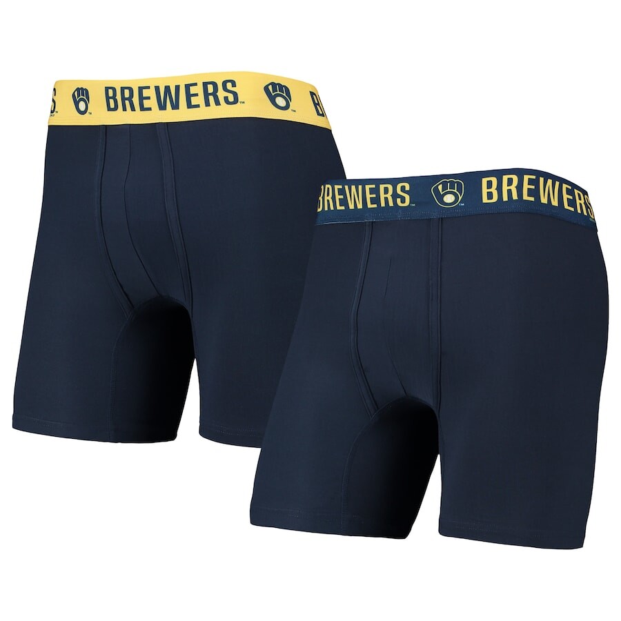 

Комплект боксеров 2 шт Concepts Sport Milwaukee Brewers, нави