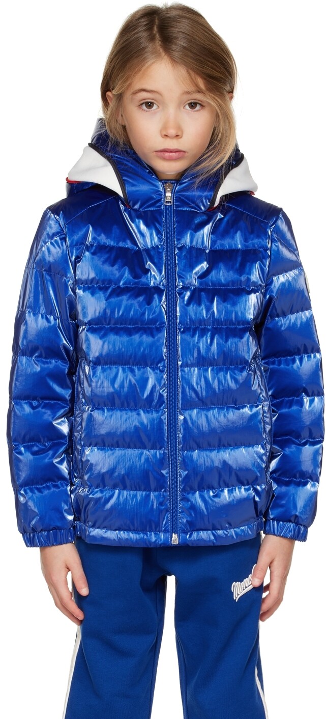 

Детский синий пуховик Akinari Moncler Enfant