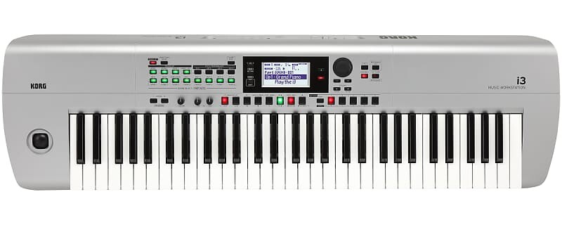 

Музыкальная рабочая станция Korg i3 — матовое серебристое I3MS