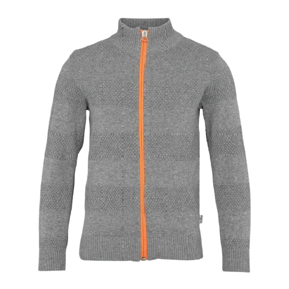 

Кардиган Kronstadt Jacob Zip, серый/оранжевый