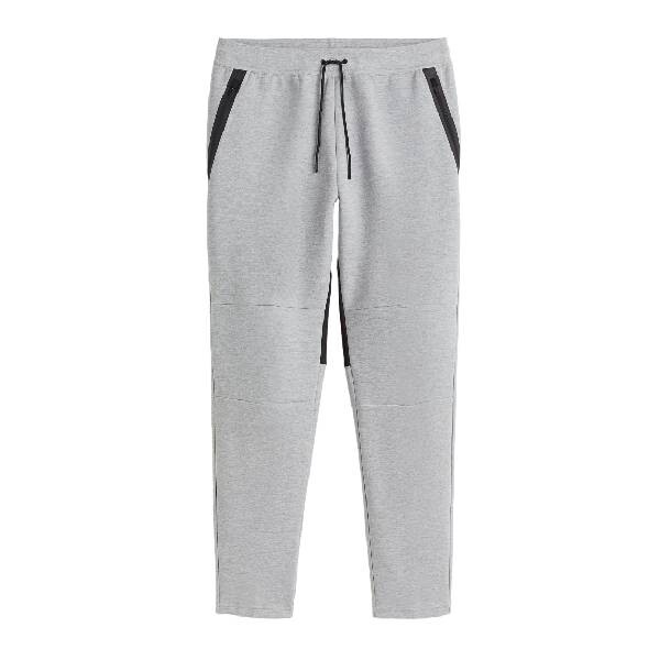 

Спортивные джоггеры H&M Sports Joggers in DryMove, светло-серый меланж