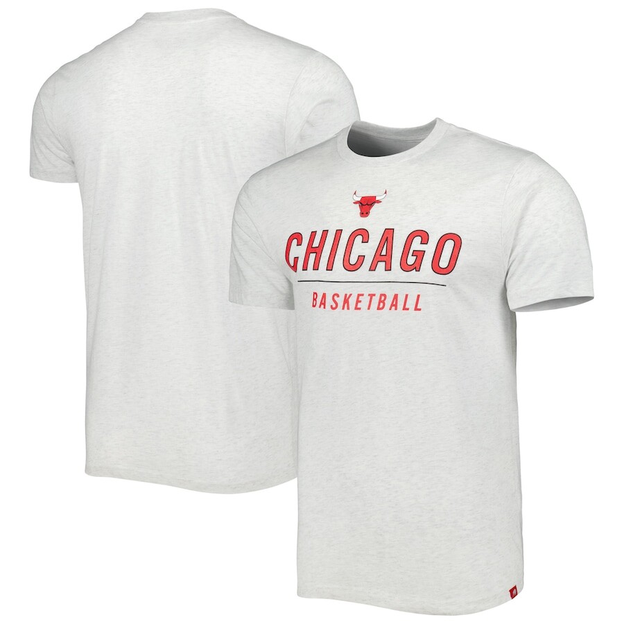 

Футболка с коротким рукавом Sportiqe Chicago Bulls, пепельный