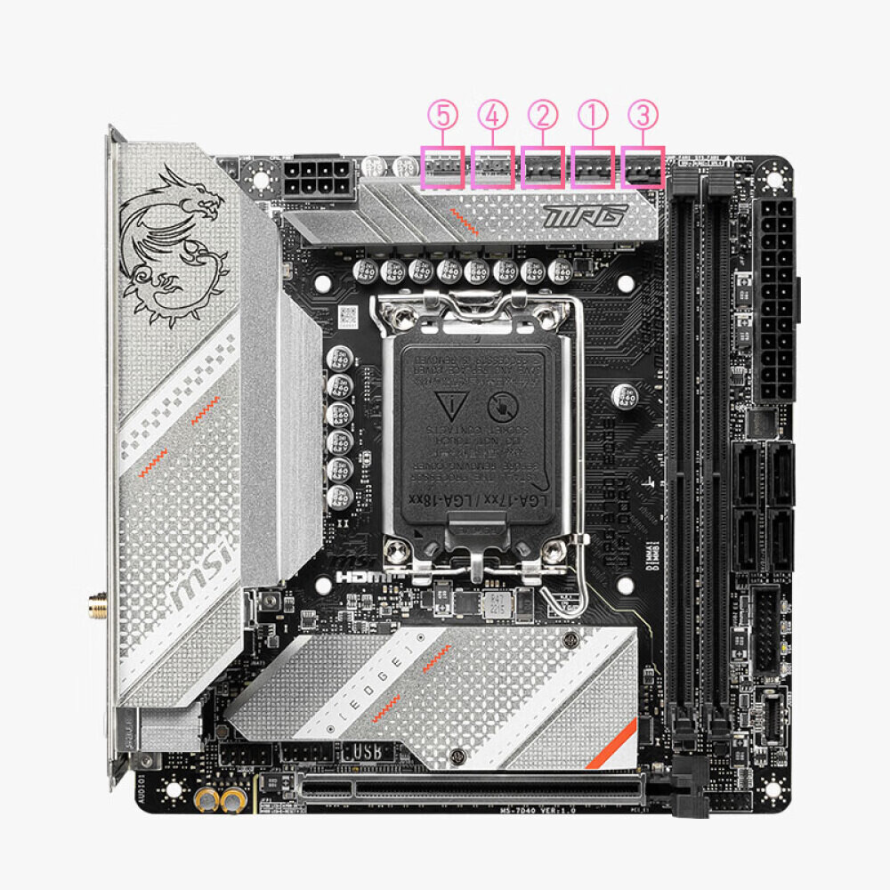 

Материнская плата MSI MPG B760I EDGE WIFI DDR4