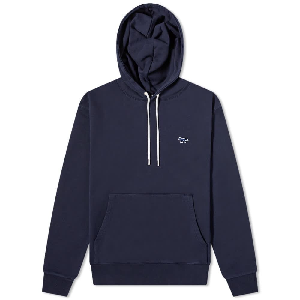 

Толстовка Maison Kitsuné Navy Fox Patch Classic Popover Hoody, Серый