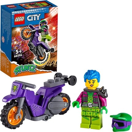 

Конструктор Lego 60296 City Stuntz Wheelie Stunt Bike