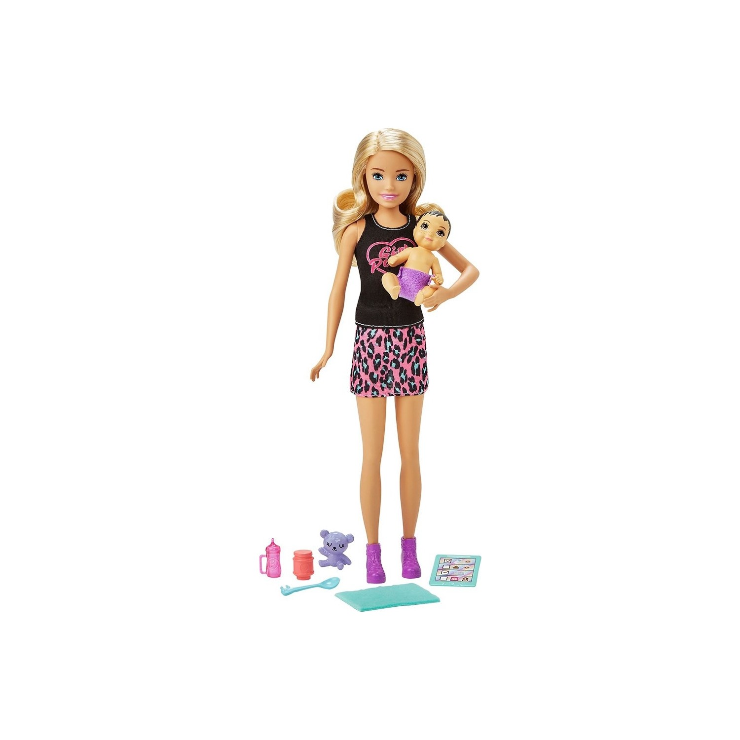 Игровой набор с куклой Barbie и аксессуарами GRP10 тумба micuna babysitter со 1851 white water wood