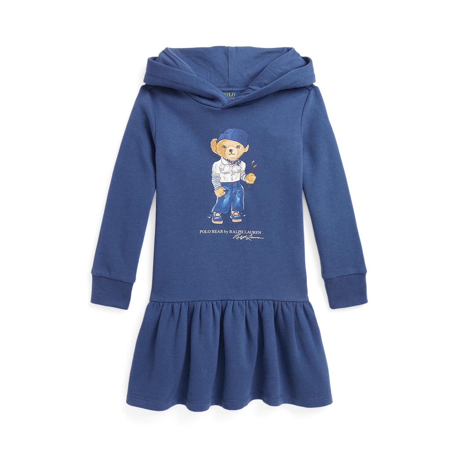 

Платье Polo Ralph Lauren Kids, Polo Bear Fleece Hooded Dress