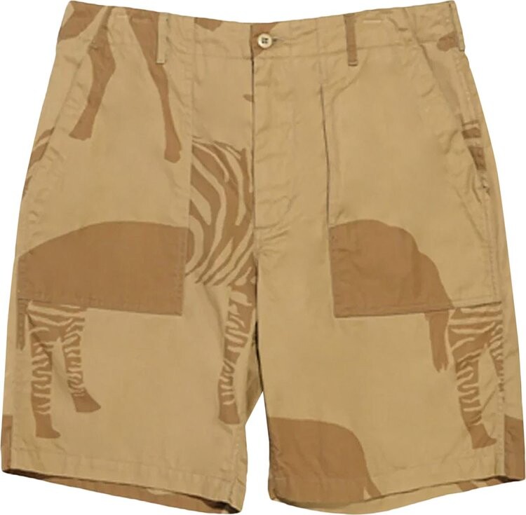 

Шорты Engineered Garments Fatigue Short 'Khaki', коричневый