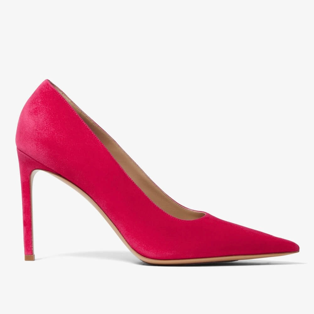 Туфли Michael Kors Martine Suede Pump, фуксия - фото