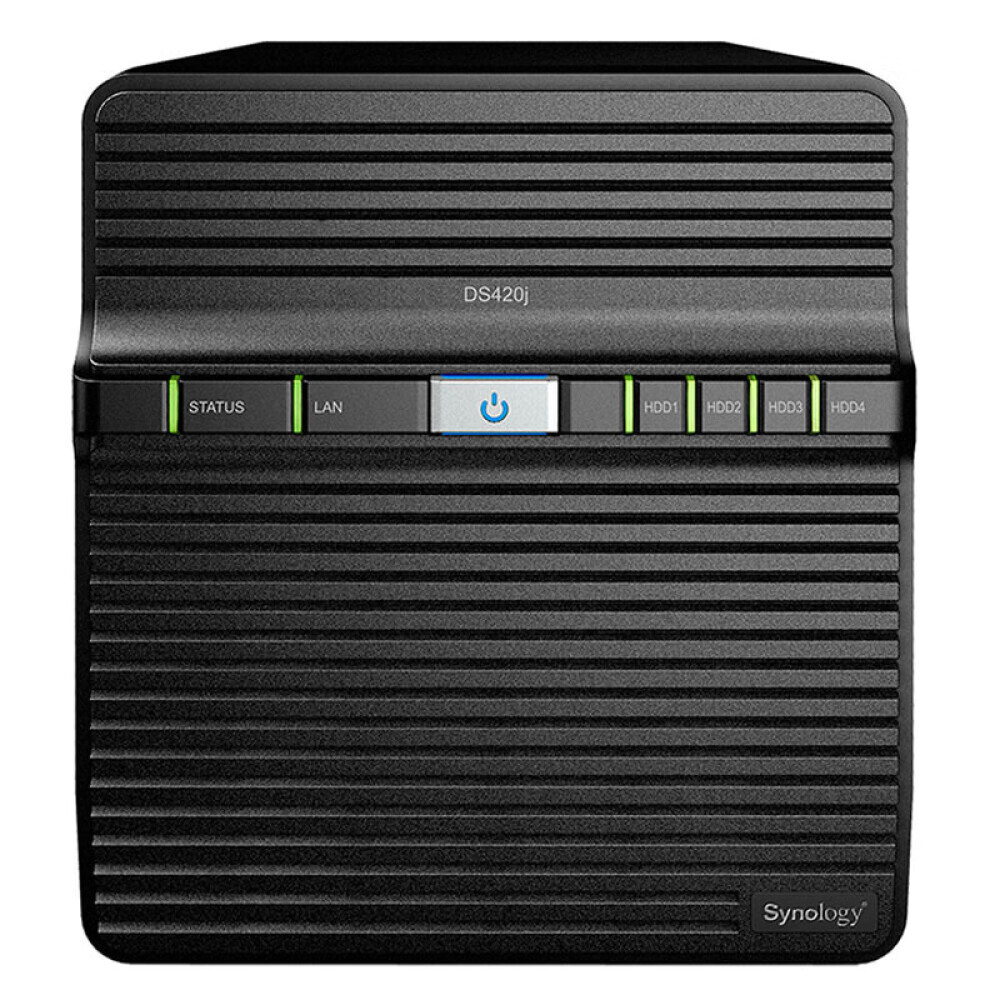 

Сетевое хранилище Synology DS420J 4-дисковое c Toshiba 6T HDWG460