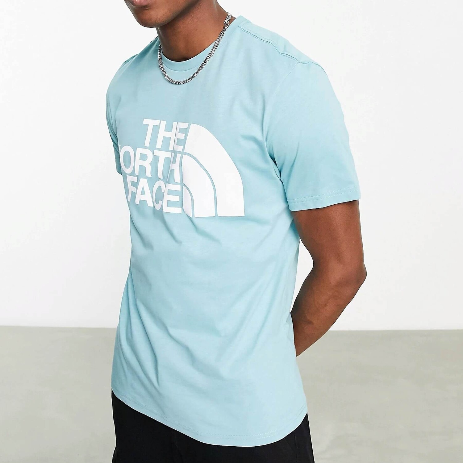

Футболка The North Face Easy Chest Logo, голубой, Синий