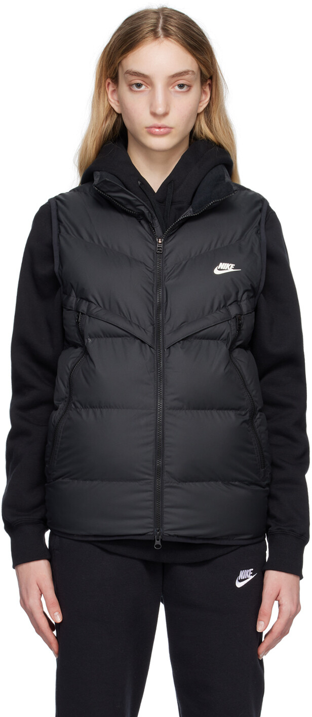 

Черный спортивный жилет Therma-FIT Windrunner Nike