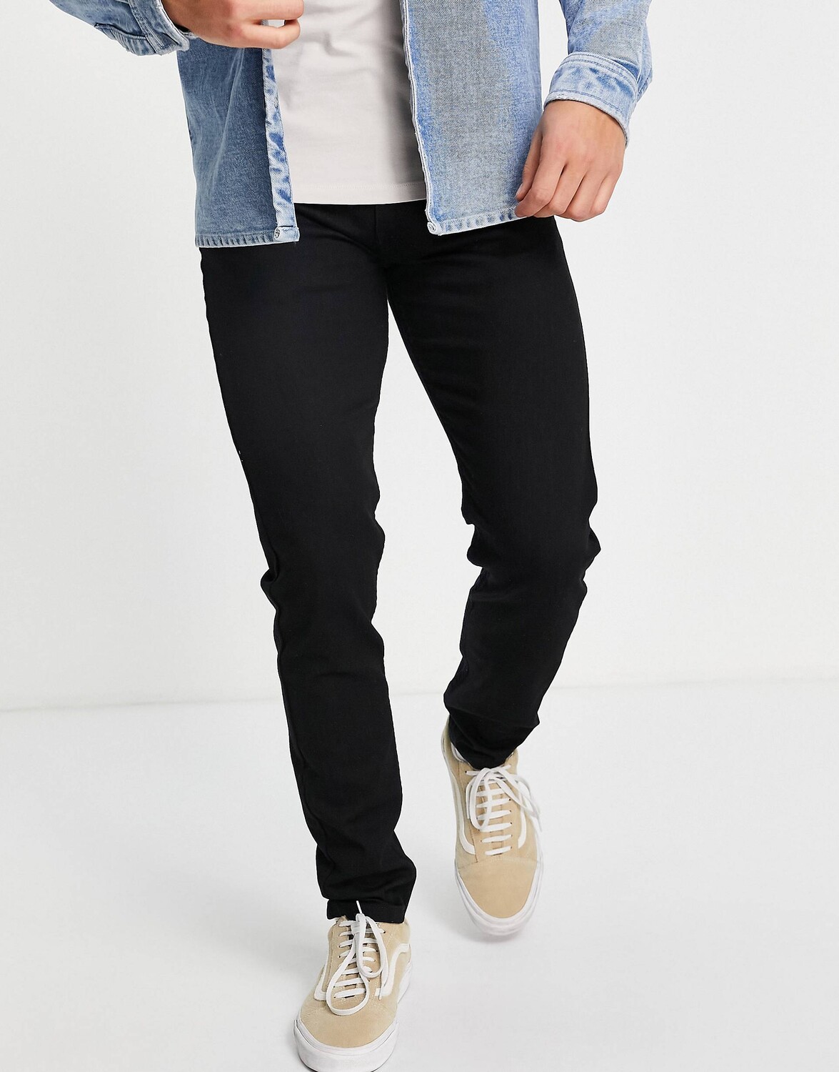 

Черные зауженные зауженные джинсы Levi's 512