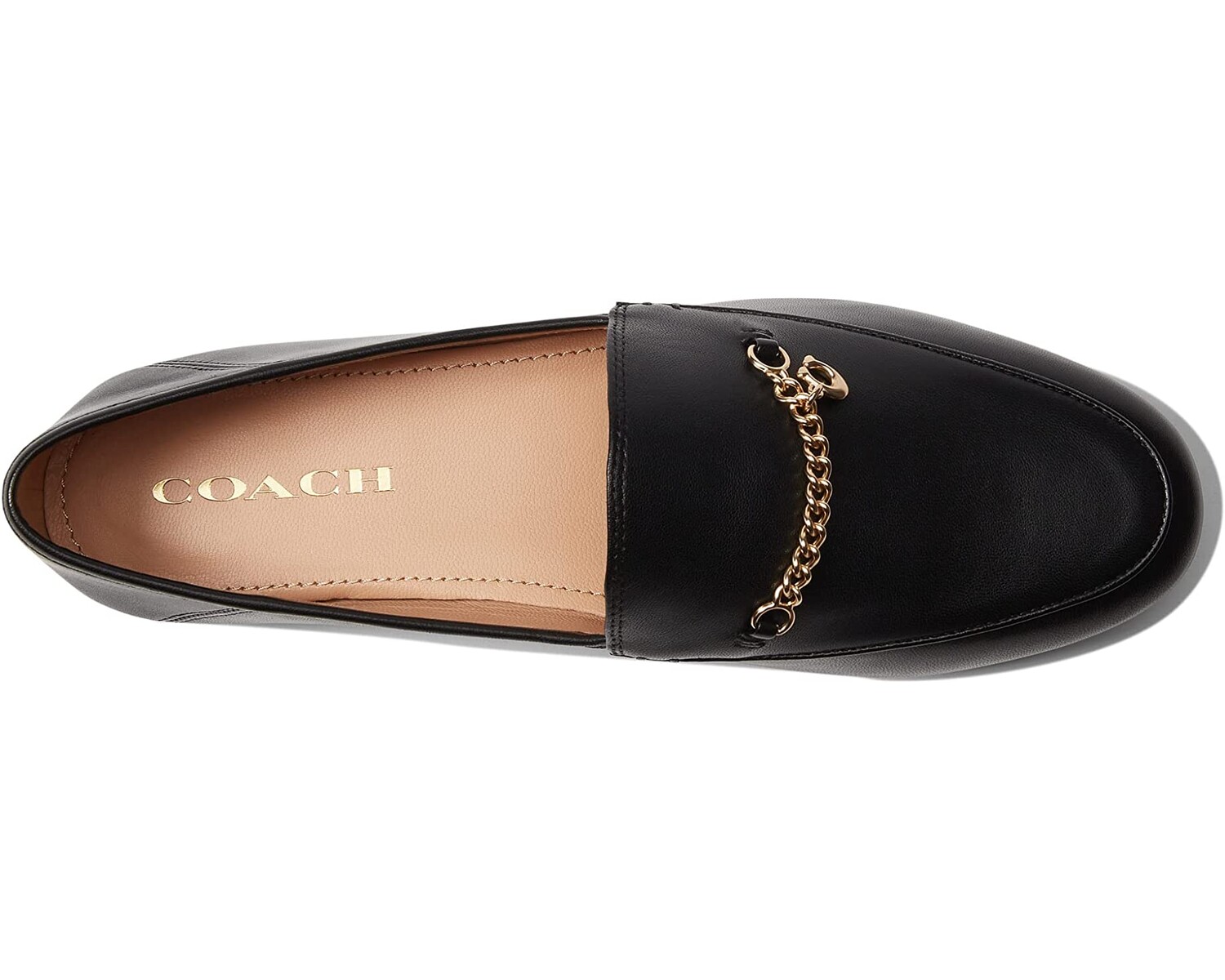 

Лоферы Hanna Leather Loafer COACH, черный