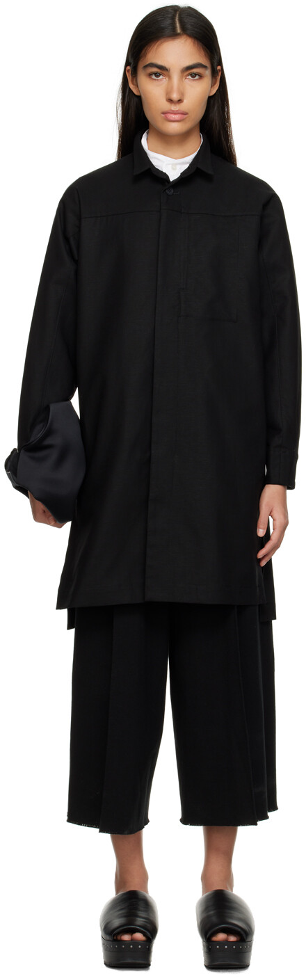 

Черная дуплексная куртка Issey Miyake