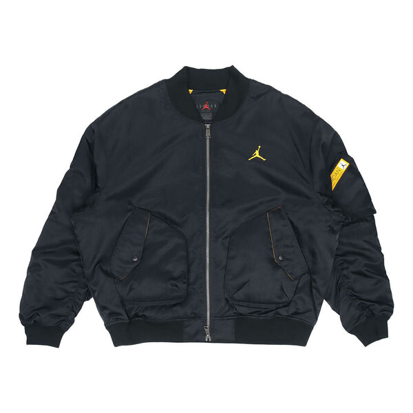 

Куртка Jordan Casual Sports Full-Length Zipper Autumn Black, Черный