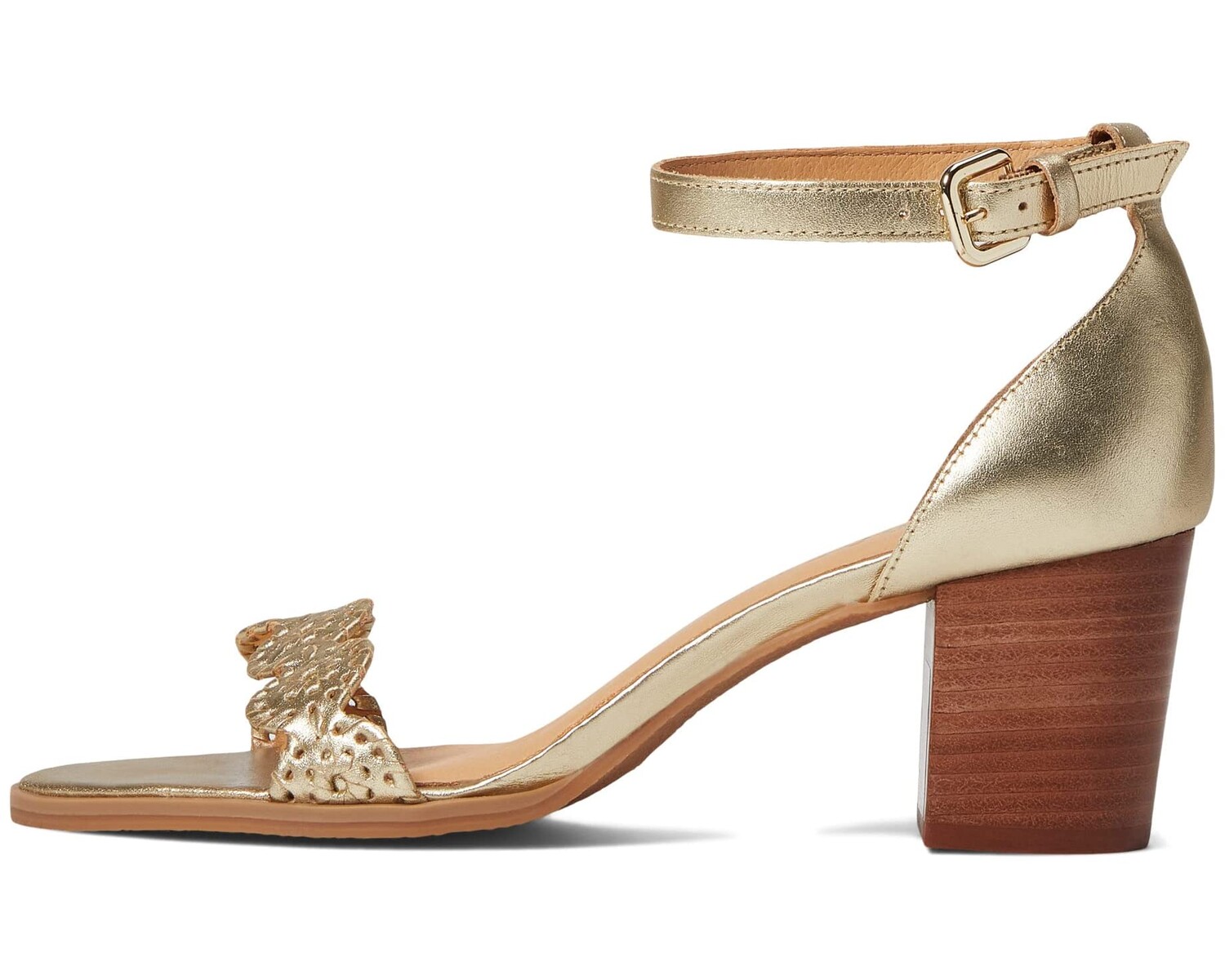 

Туфли на каблуках Lauren Ankle Strap Mid Heel Jack Rogers, платина