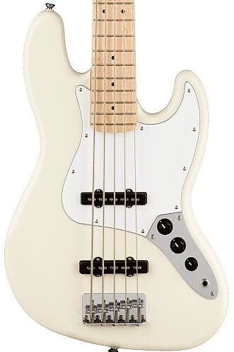 

Squier by Fender Affinity J Bass Guitar V 5 String Maple Neck Olympic White Squier by Affinity J Bass Guitar V 5 String Maple Neck
