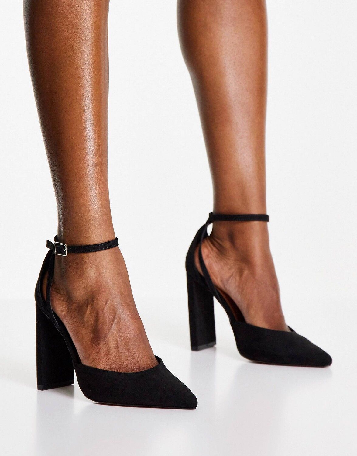 

Черные туфли на высоком каблуке ASOS DESIGN Praise