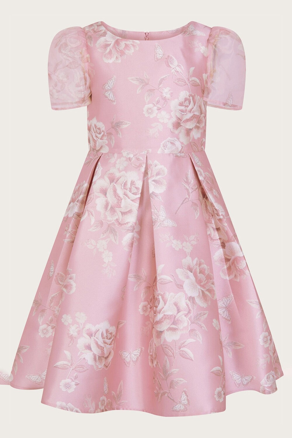 

Розовое твиловое платье Marcy Roses Duchess Monsoon, розовый