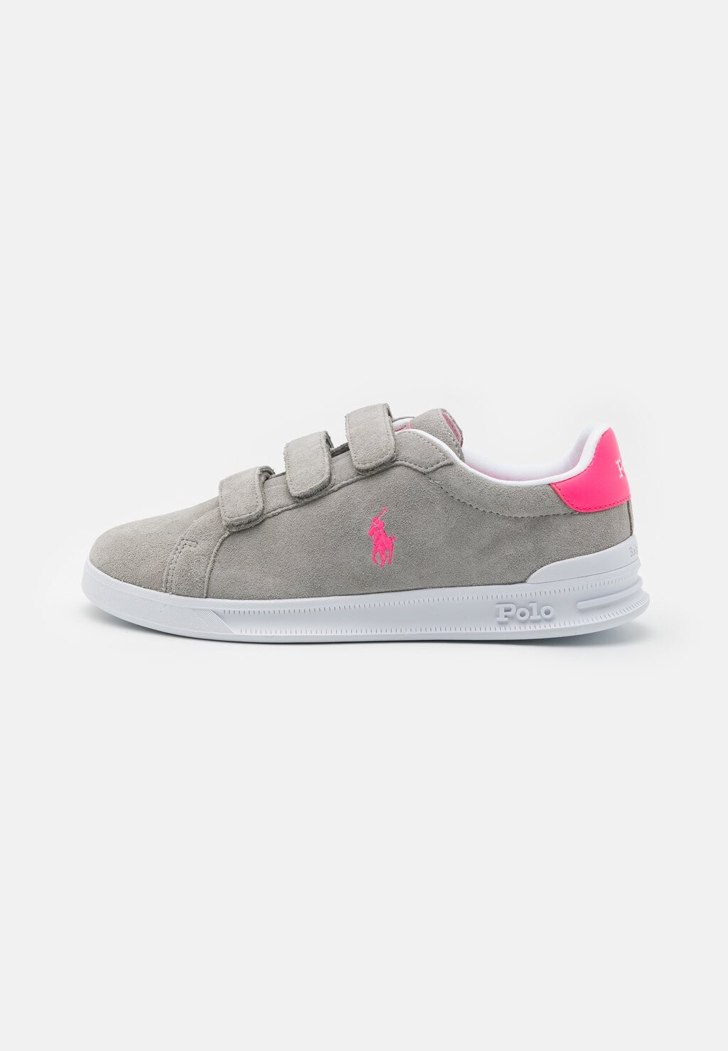 

Низкие кроссовки Lace Unisex Polo Ralph Lauren, цвет grey fog/pink