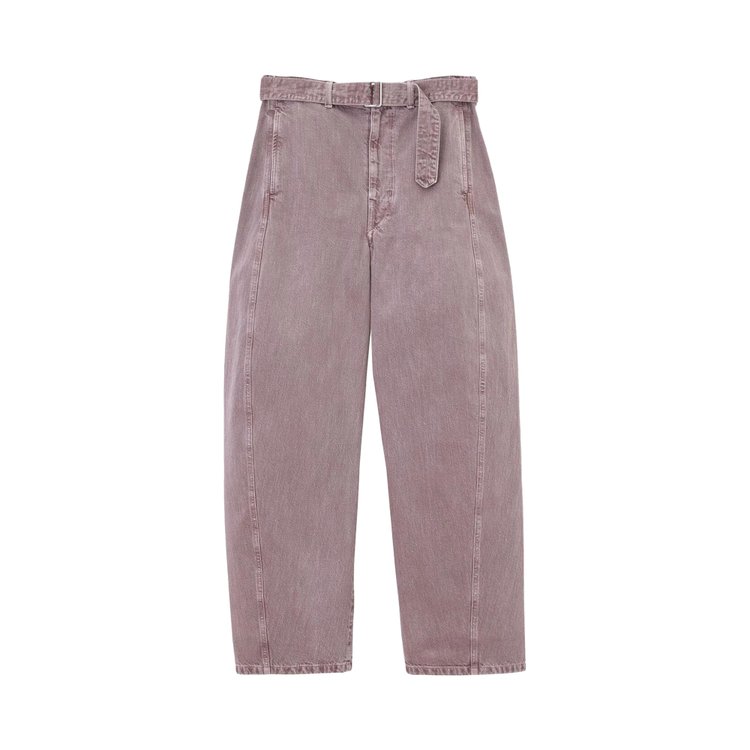 

Брюки Lemaire Twisted Belted Pants, цвет Snow Mauve