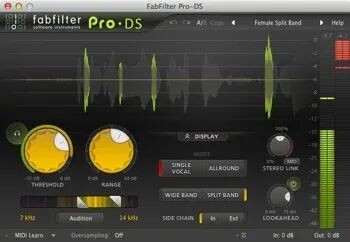 

Плагин деэссера FabFilter Pro-DS