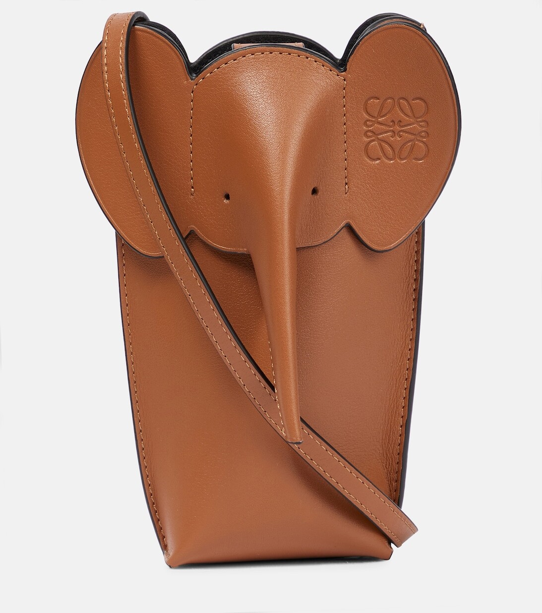 

Кожаная сумка через плечо Elephant Pocket Loewe, коричневый