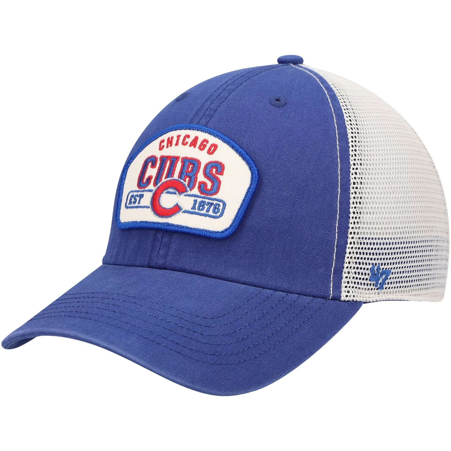 

Мужская кепка Snapback Royal Chicago Cubs '47 Penwald Clean Up Trucker