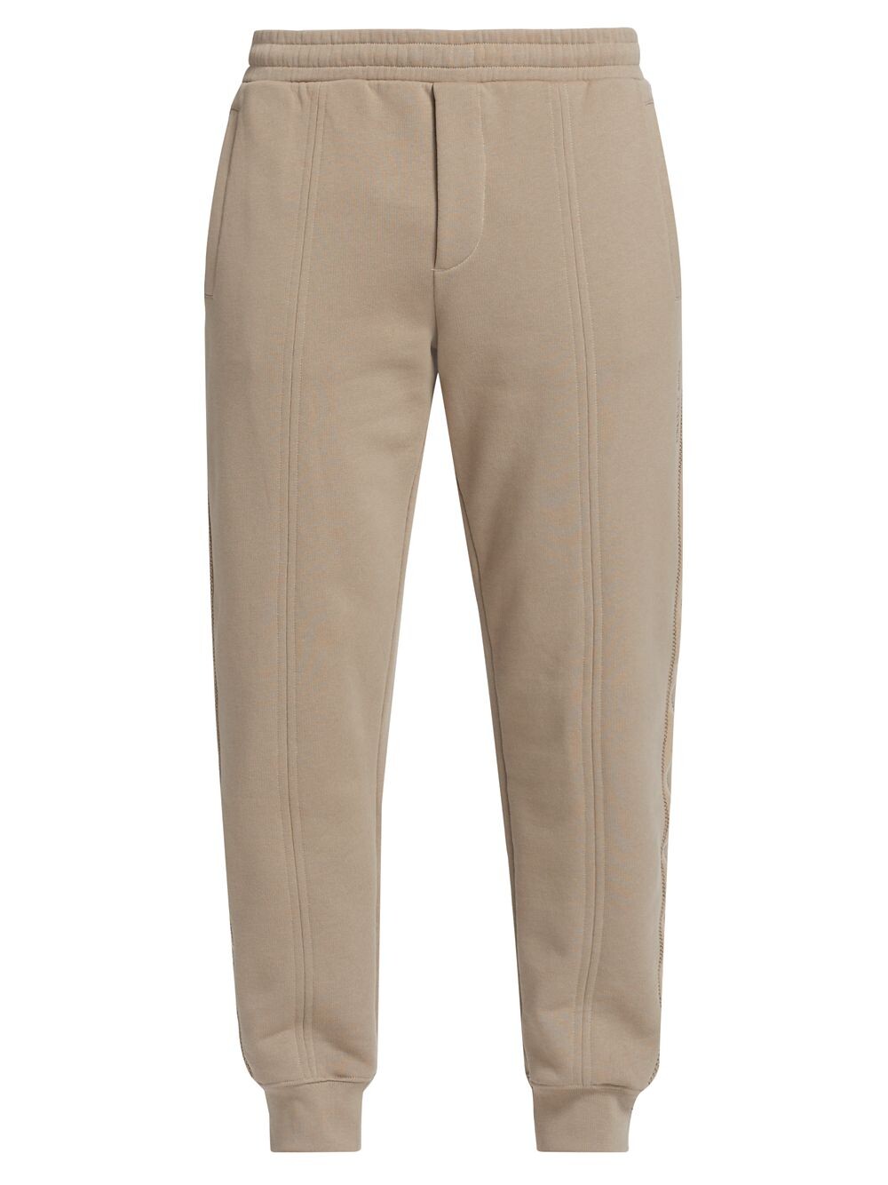 

Хлопковые джоггеры с тесьмой Helmut Lang, Серый