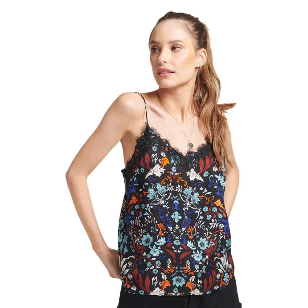 

Блуза Superdry Studios Eyelash Cami, разноцветный