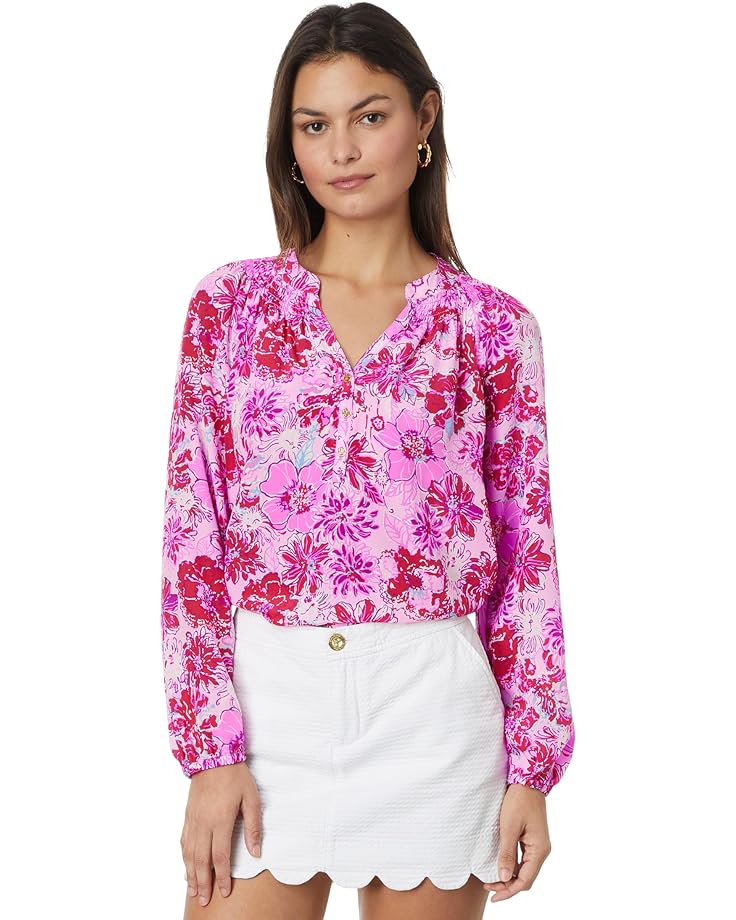 Топ Lilly Pulitzer Elsa, цвет Lilac Thistle In The Wild Flowers