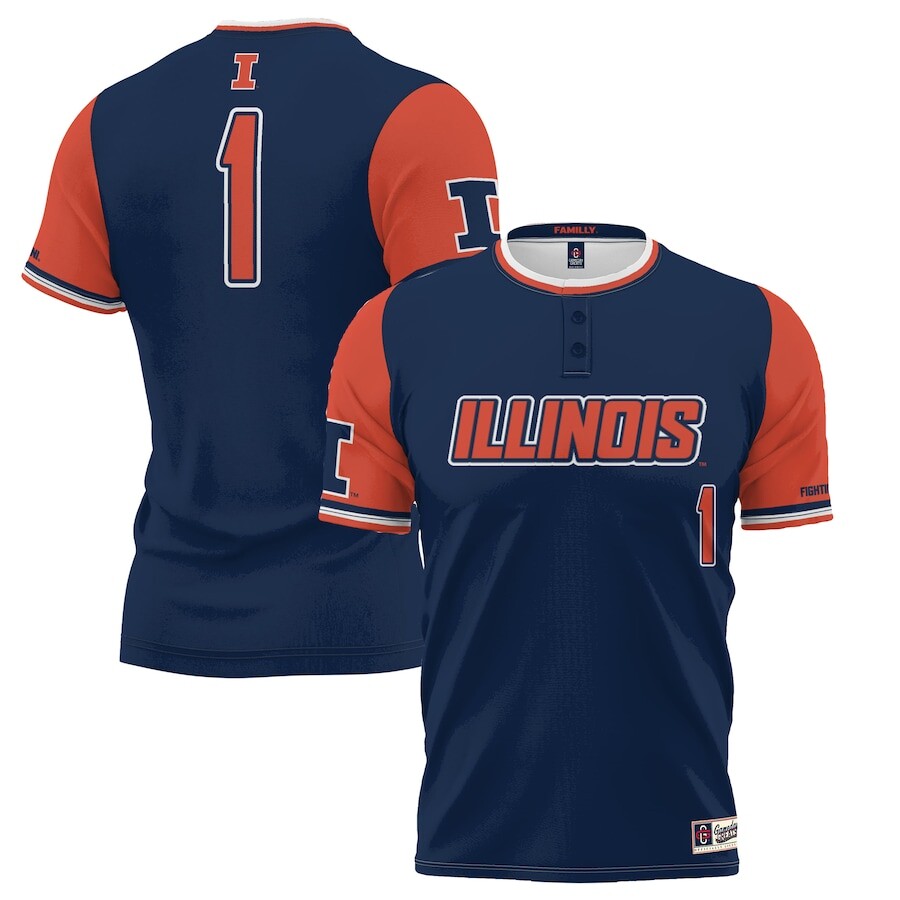 

Джерси ProSphere Illinois Fighting Illini, нави