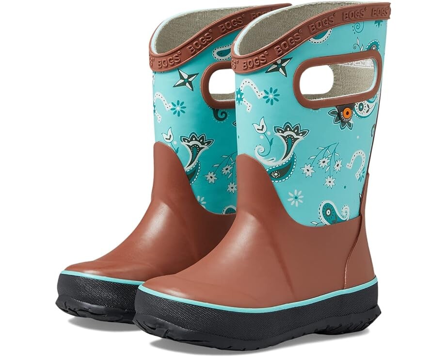 

Ботинки Bogs Rain Boot Western, цвет Turquoise Multi