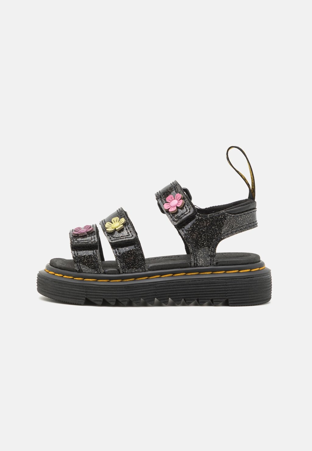 

Сандалии Klaire Unisex Dr. Martens, цвет black/mauve/pink/lime green