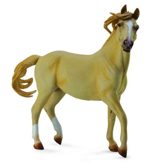 Collecta, Фигурка домашнего животного, Лошадь Мустанг, Светлое Паломино (Делюкс)