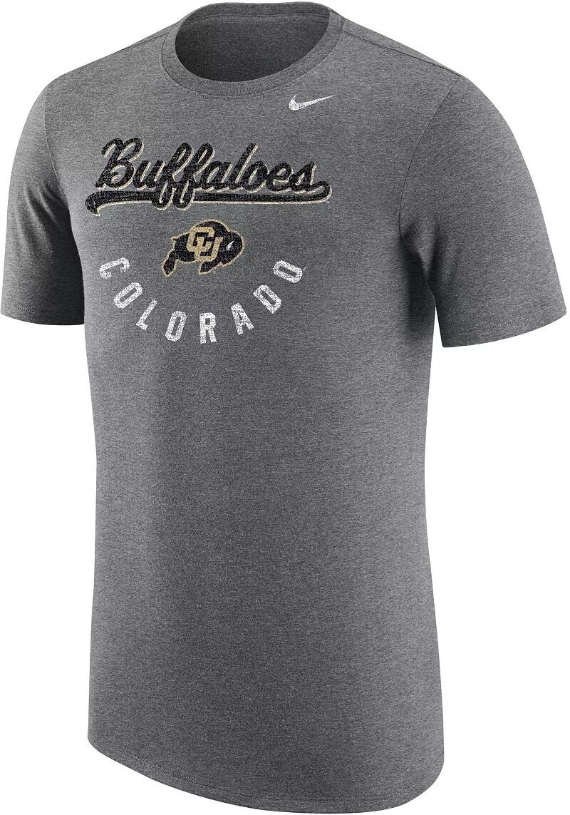 

Мужская серая футболка Tri-Blend Nike Colorado Buffaloes
