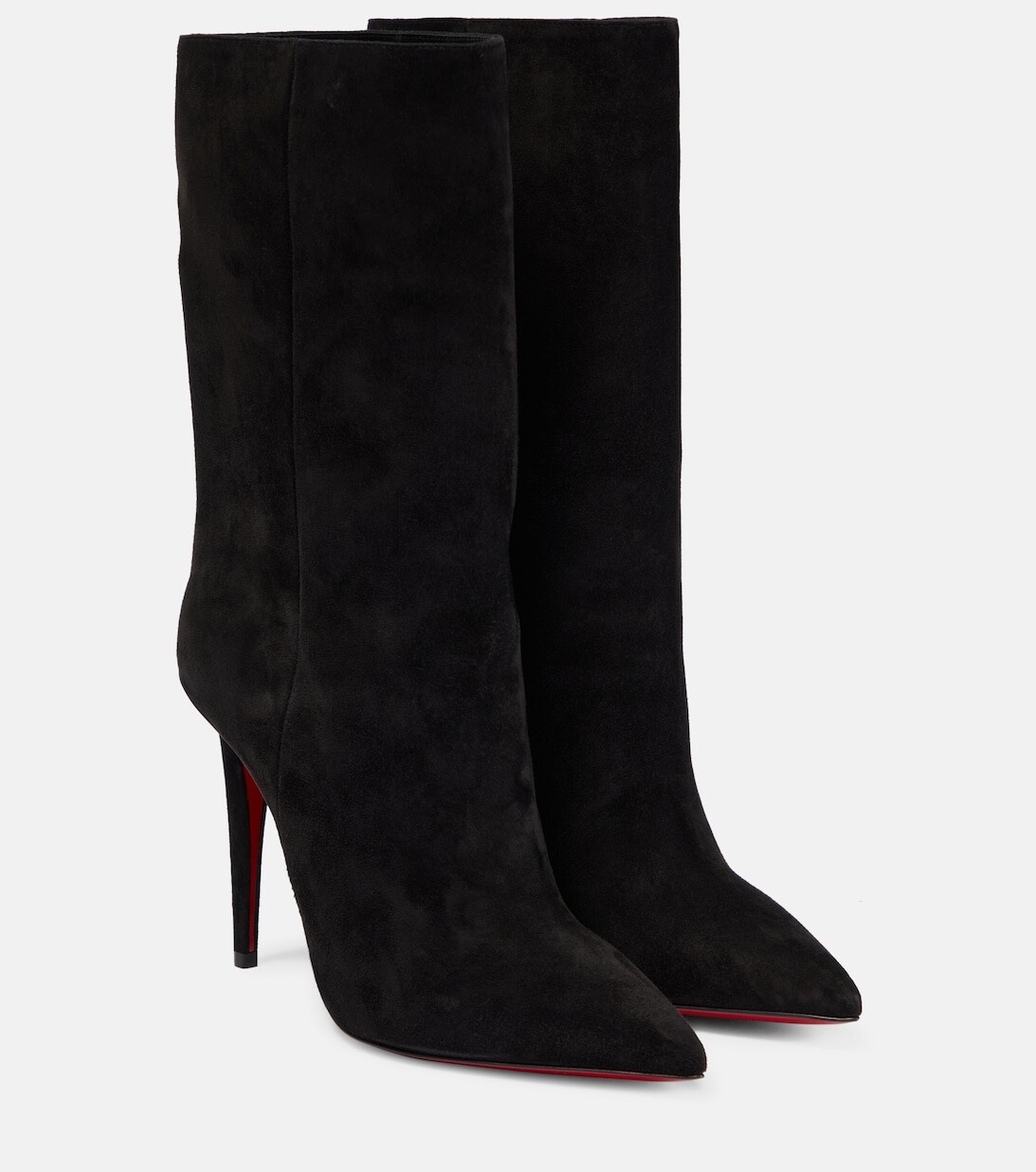 

Замшевые сапоги Astrilarge Christian Louboutin, черный