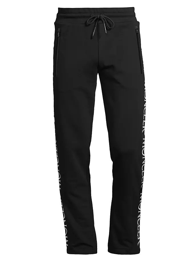 

Спортивные штаны с логотипом Moncler, черный
