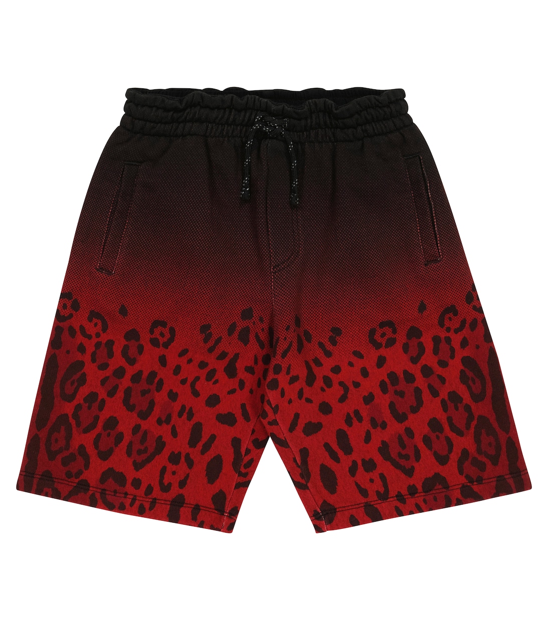 Шорты с леопардовым принтом Dolce&Gabbana, красный шорты с пляжным принтом dolce