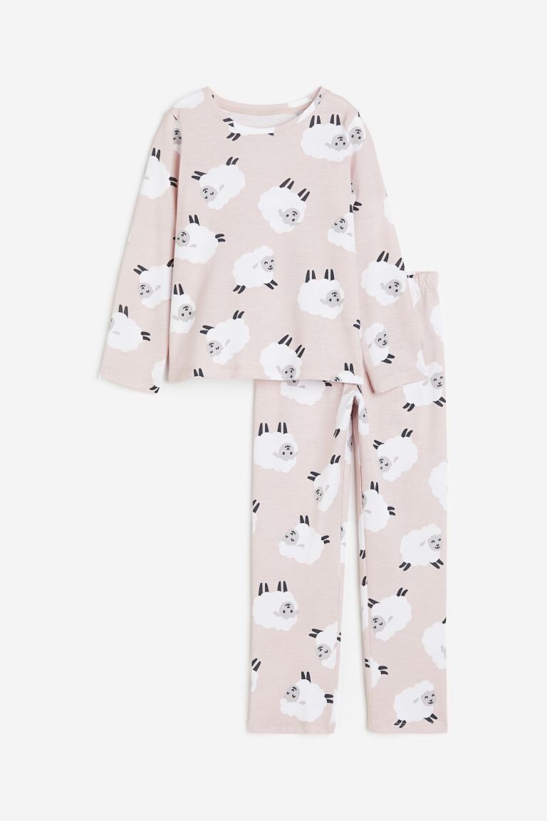

Пижамный комплект из хлопкового джерси H&M
