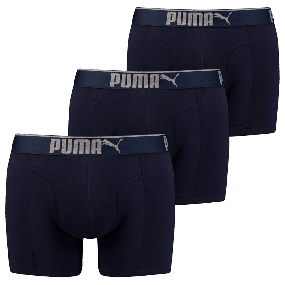 цена Боксеры Puma Premium Sueded Cotton 3 шт, синий