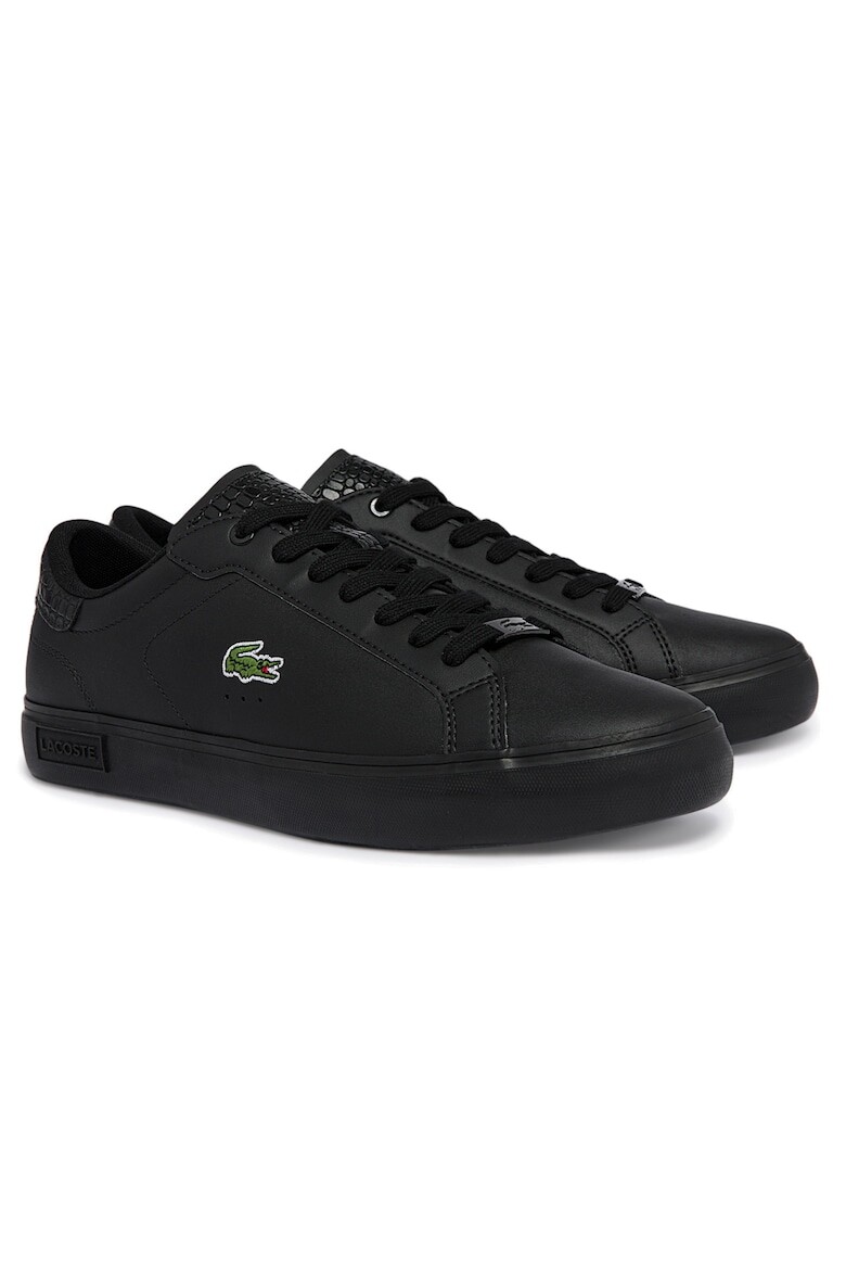 

Кожаные спортивные туфли Powercourt в тон Lacoste, черный