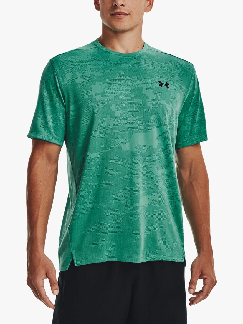 

Жаккардовый спортивный топ Under Armour Tech Vent, цвет Birdie Green