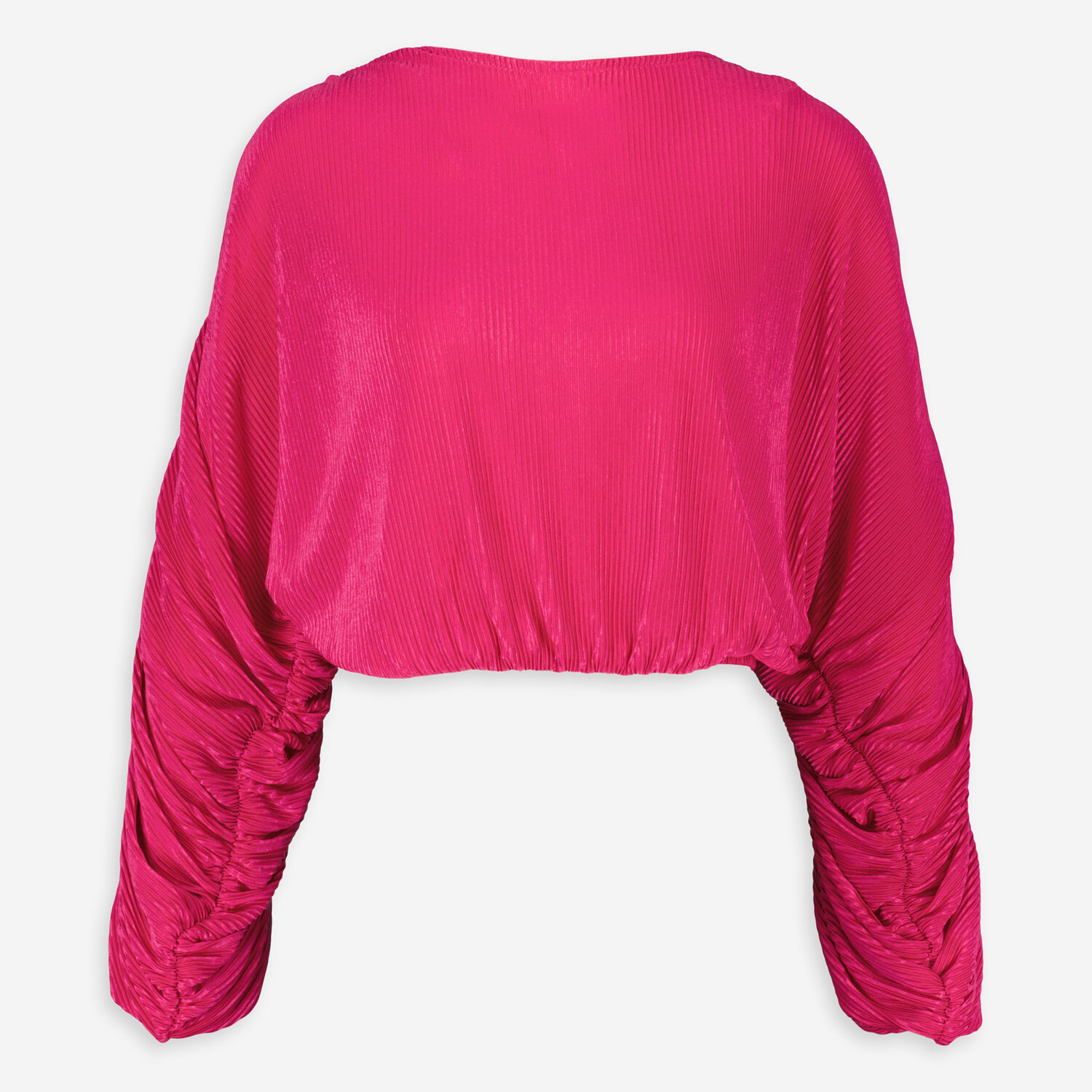 цена Розовая блузка в рубчик с рукавами «летучая мышь» Jolie & Joy