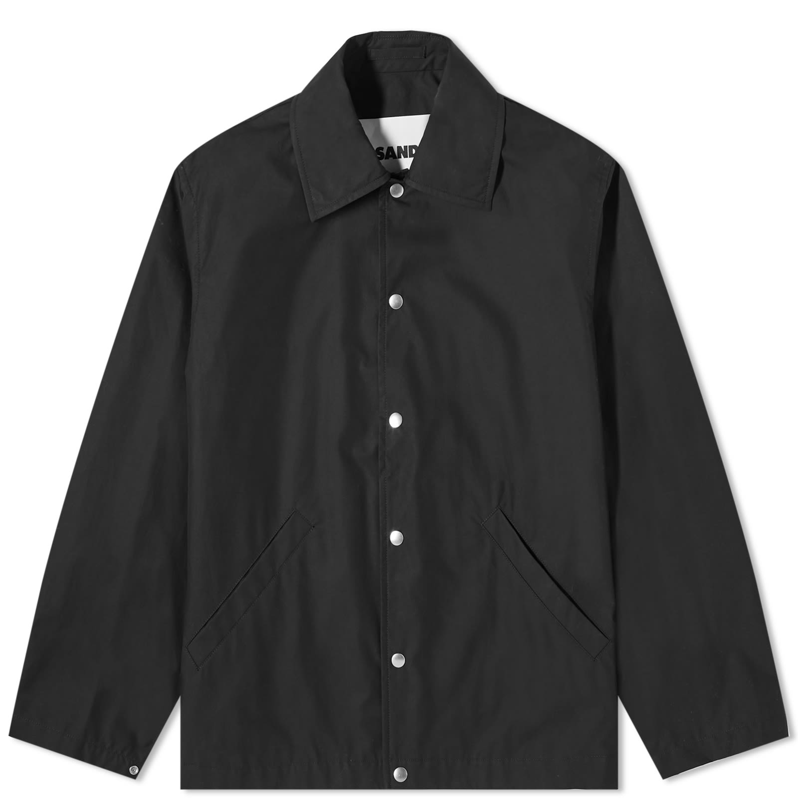 Куртка Jil Sander Back Logo Coach, черный куртка межсезонная outer chicco синий