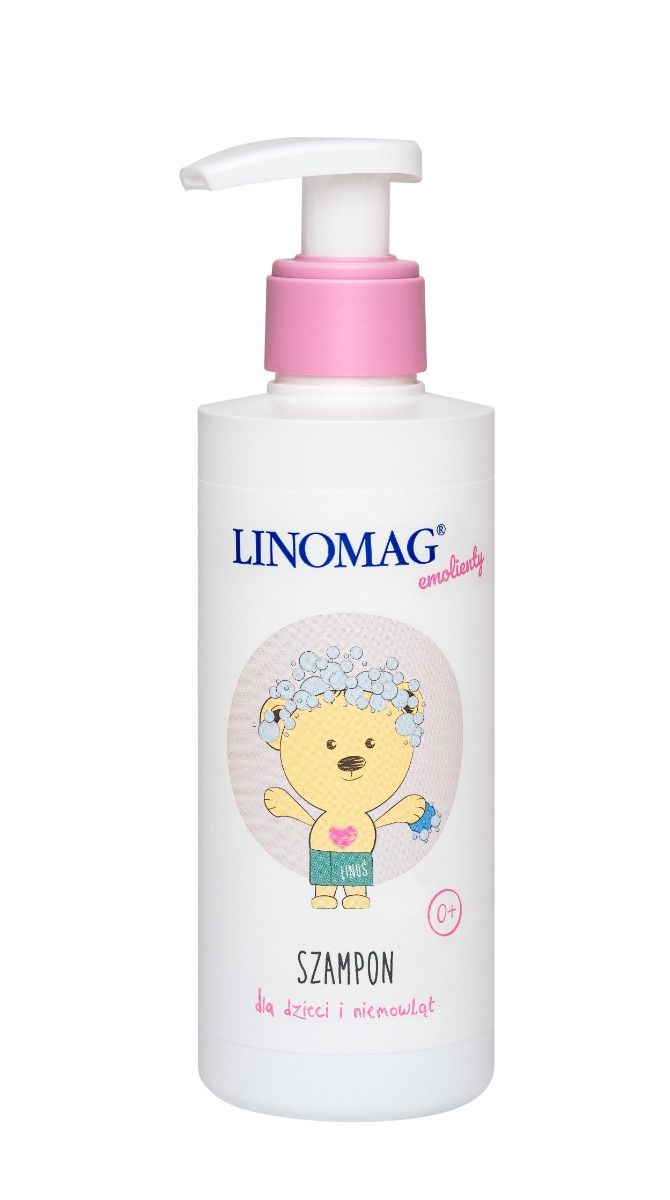 Детский шампунь для волос Linomag Szampon Dla Dzieci i Niemowląt, 200 мл