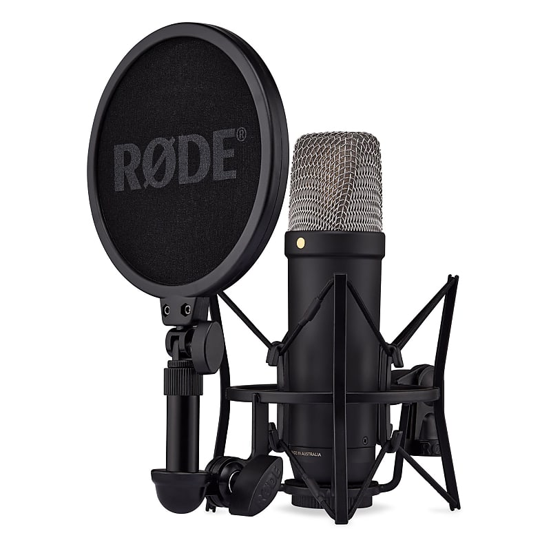 Студийный конденсаторный микрофон RODE NT1 5th Generation Cardioid Condenser Microphone rode nt1 ai1kit комплект студийный конденсаторный микрофон nt1 ai 1 usb интерфейс антивибрационно