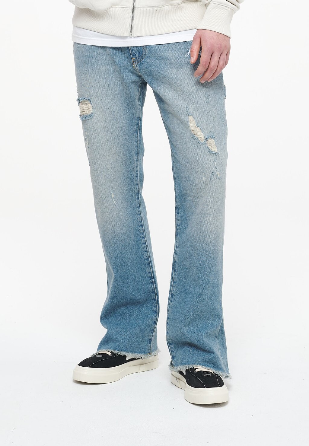 

Джинсы Bootcut светло-голубого цвета Pegador
